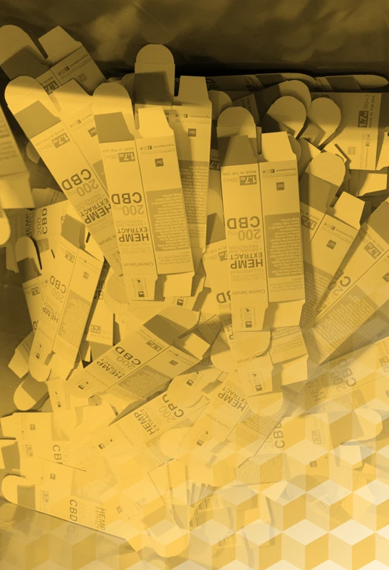 Printed folding cartons