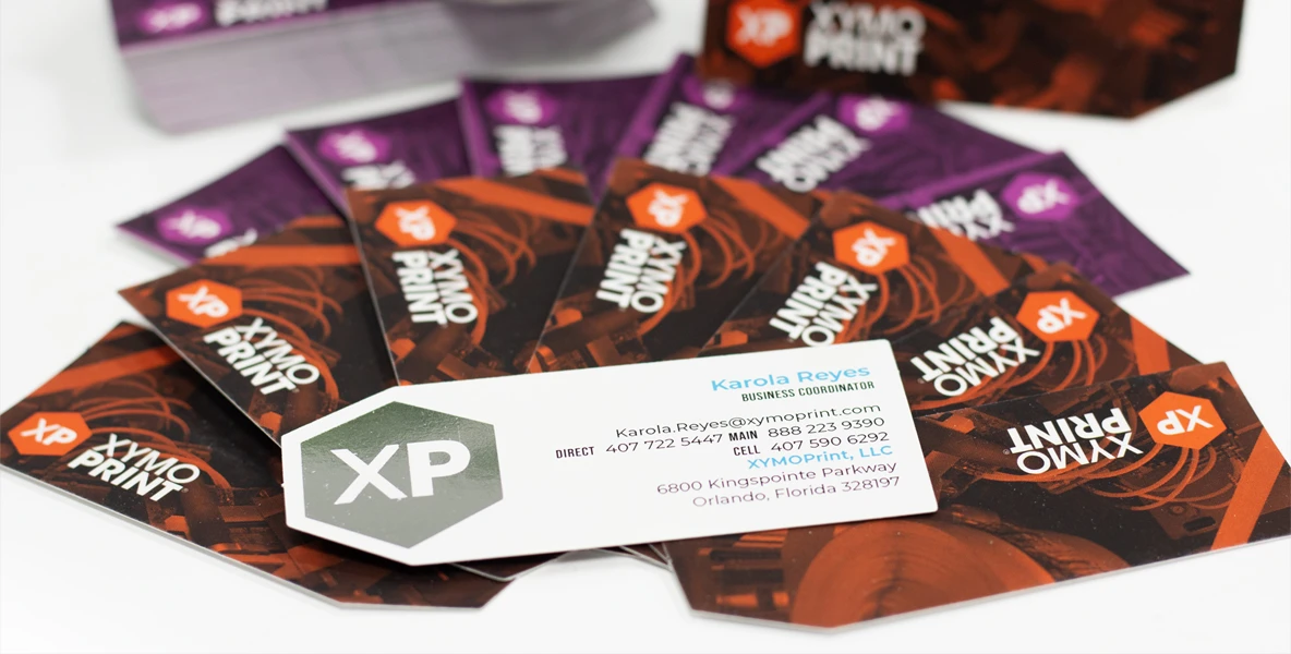 XymoPrint business cards