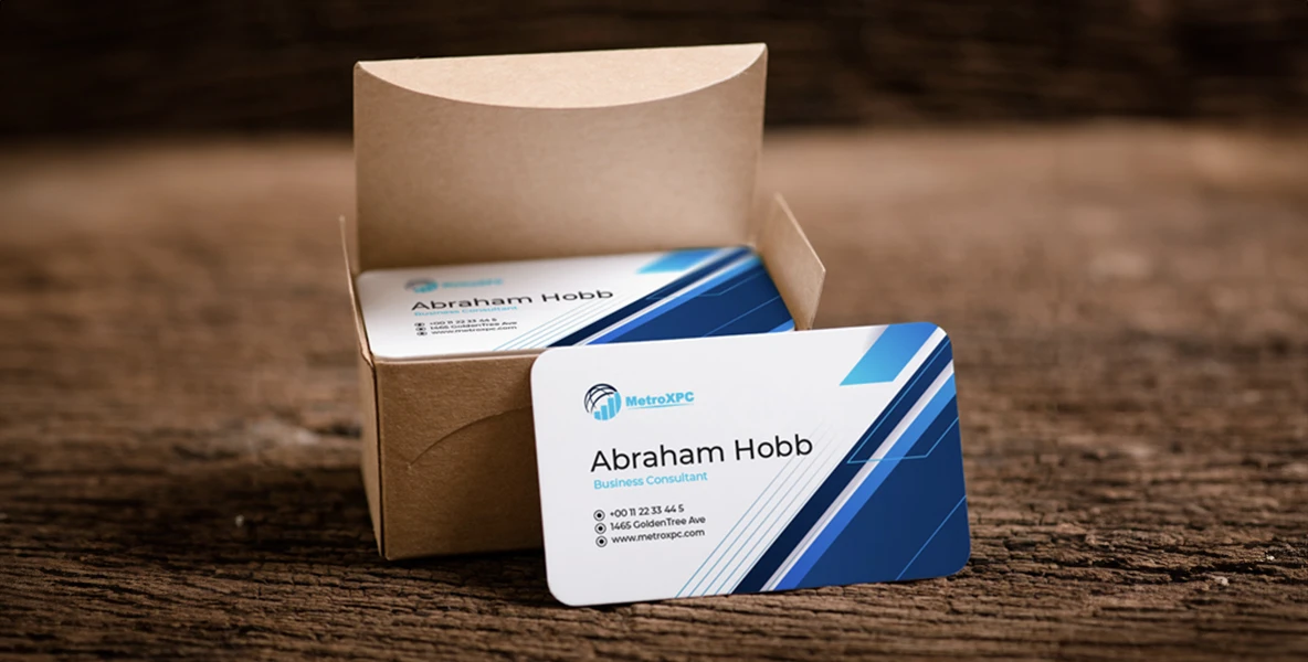 MetroXPC business card sample