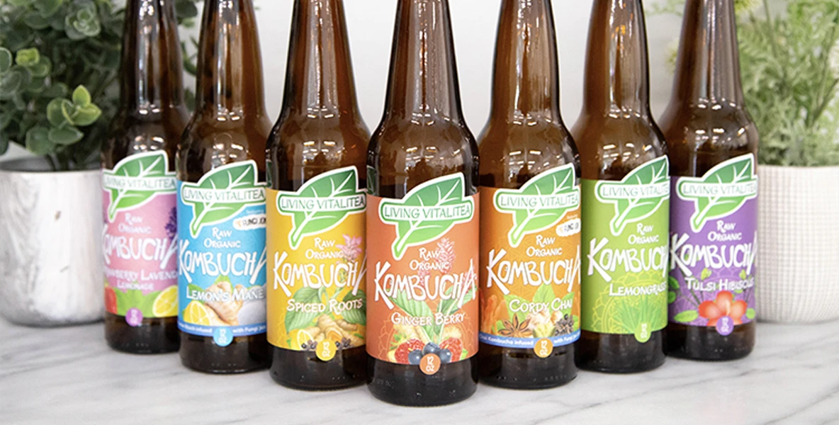 Sample Living Vitalitea labels